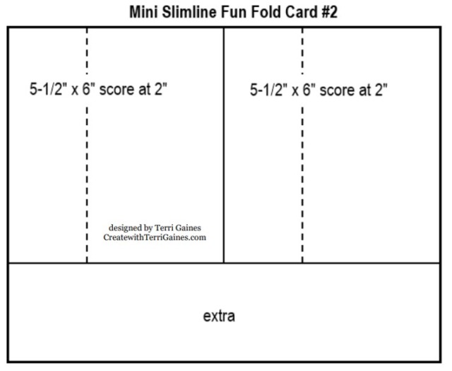 Mini Slimline Fun Fold Cards & Envelopes (FREE PDF Templates & Video ...